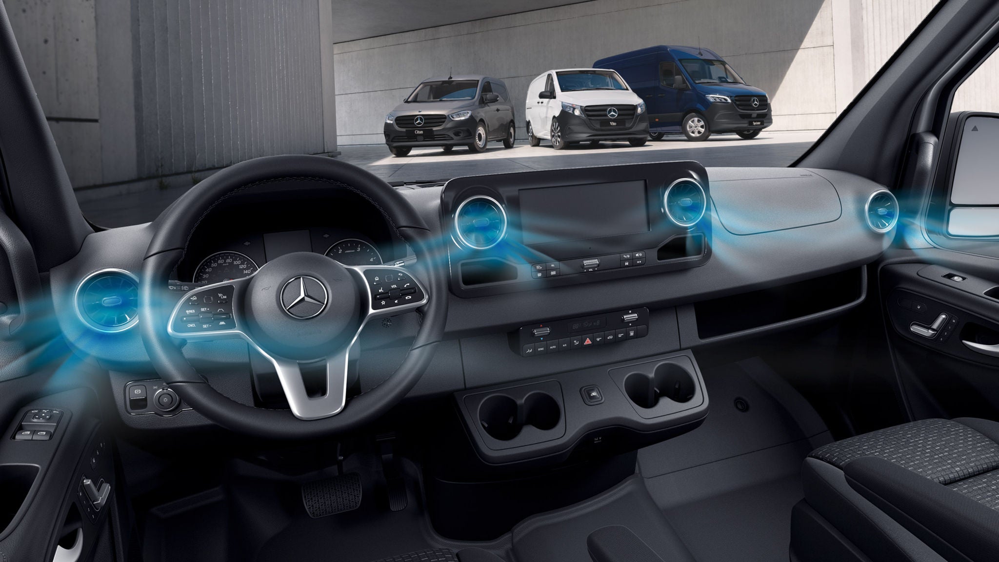Pregled klime za dostavna vozila Mercedes-Benz